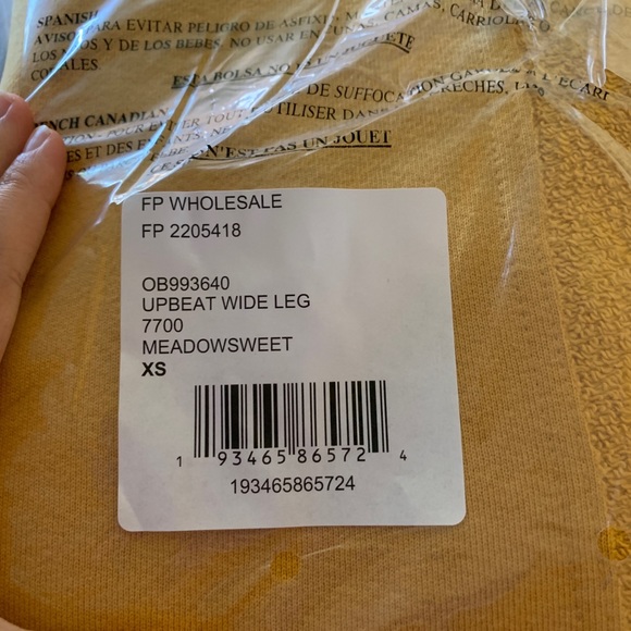 NWT Free People Movement Upbeat Wide Leg Pants XS - Picture 7 of 7